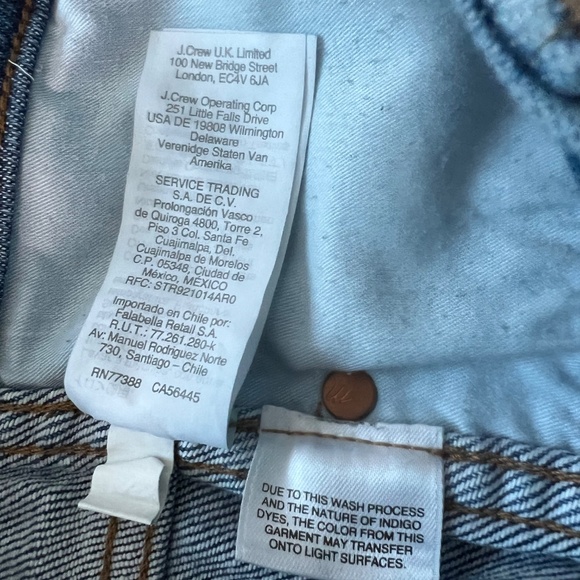 Madewell Stovepipe Blue‎ Denim Jeans Size 26 - Picture 10 of 11